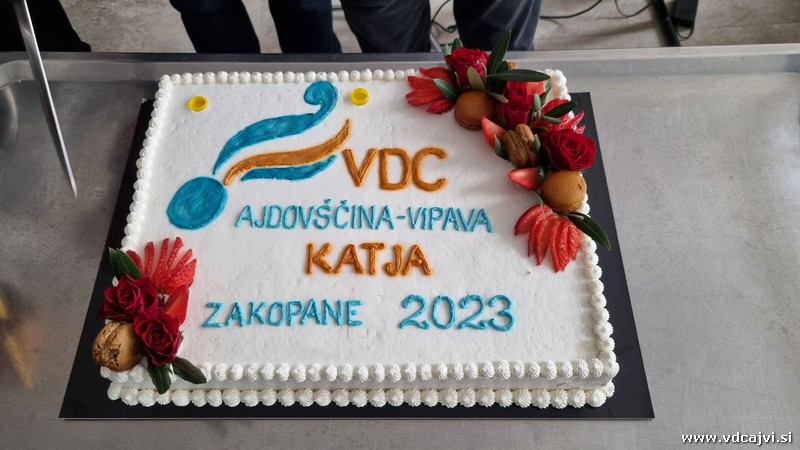 Torta ob sprejemu KATJE - Zakopane 2023