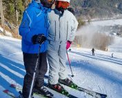 Smučat je res lepo. Sploh v tako dobri družbi.