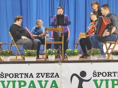 Nastop na prireditvi Športne zveze Vipava