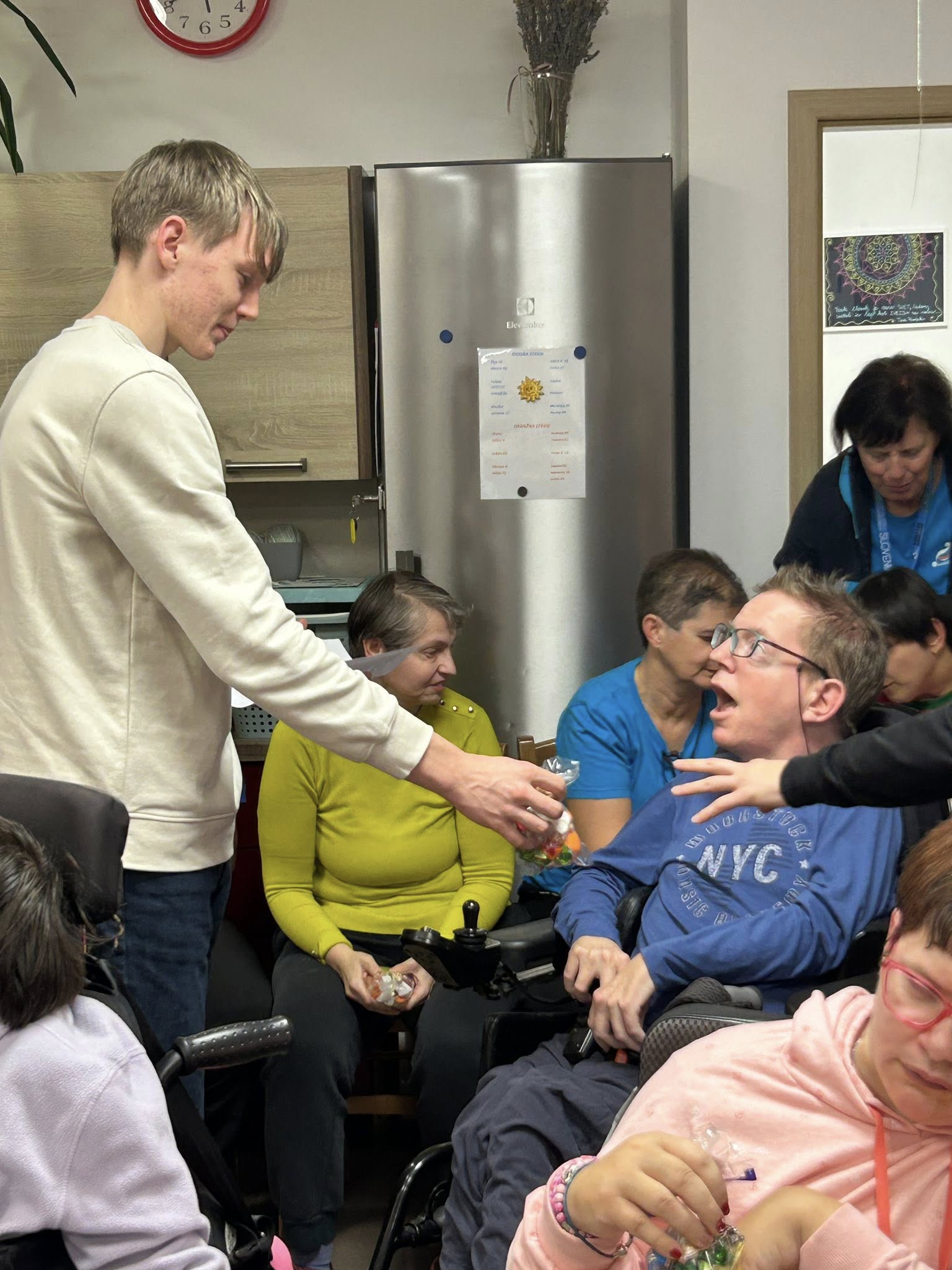 Dijaki ŠGV na prazničnem obisku