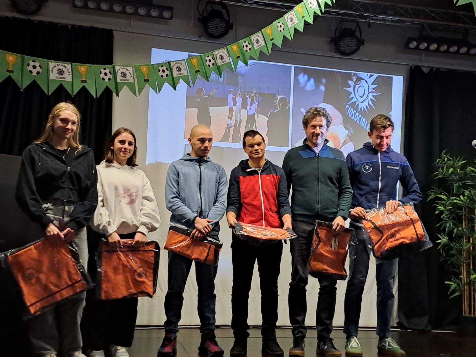 Podelitev priznanj ob zaključku 3. sezone Calcio Sociale