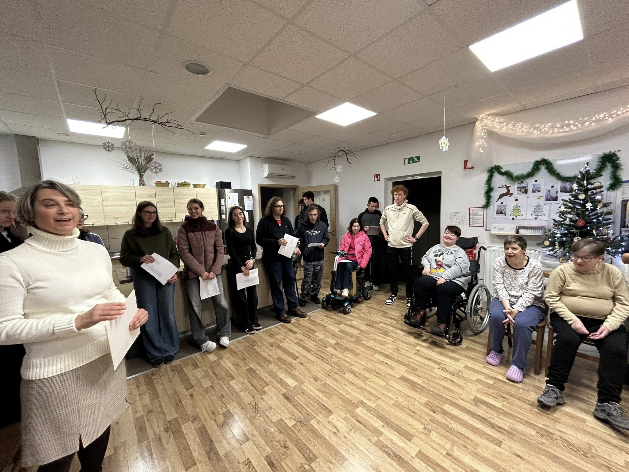 Obisk dijakov dijaškega doma ŠGV Vipava