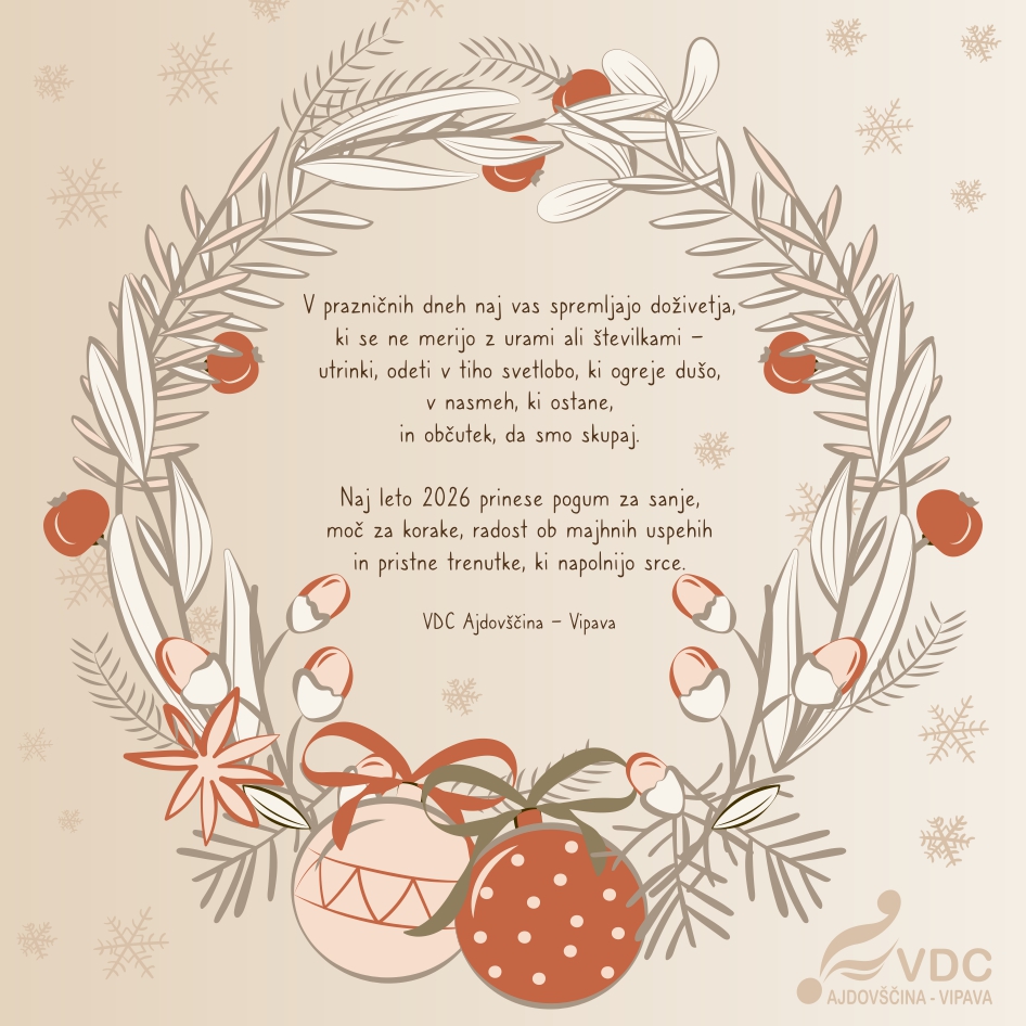 Božično - novoletno voščilo 2025