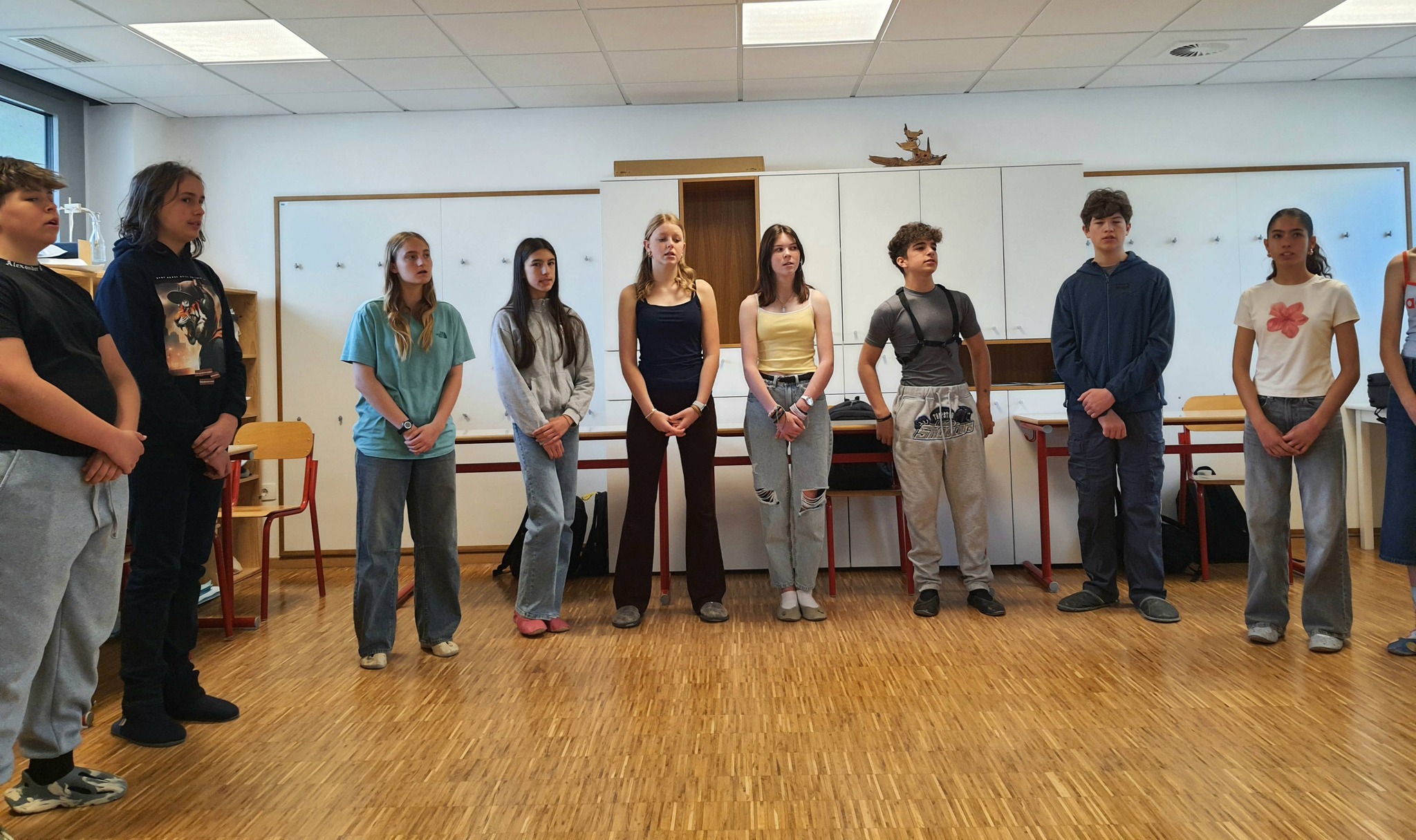 Devetošolci so nam pripravili kulturni program